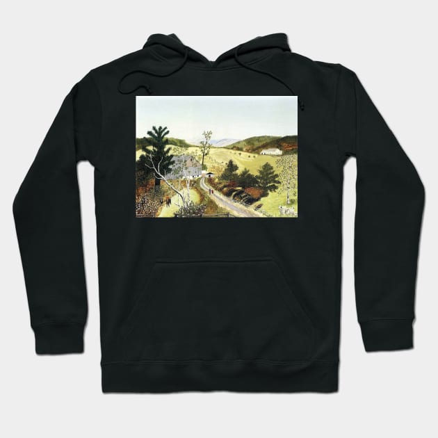 grandma moses Hoodie by QualityArtFirst